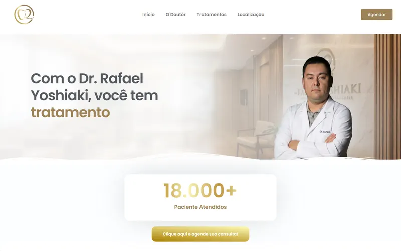 Primeira tela do Dr. Rafael Yoshiaki
